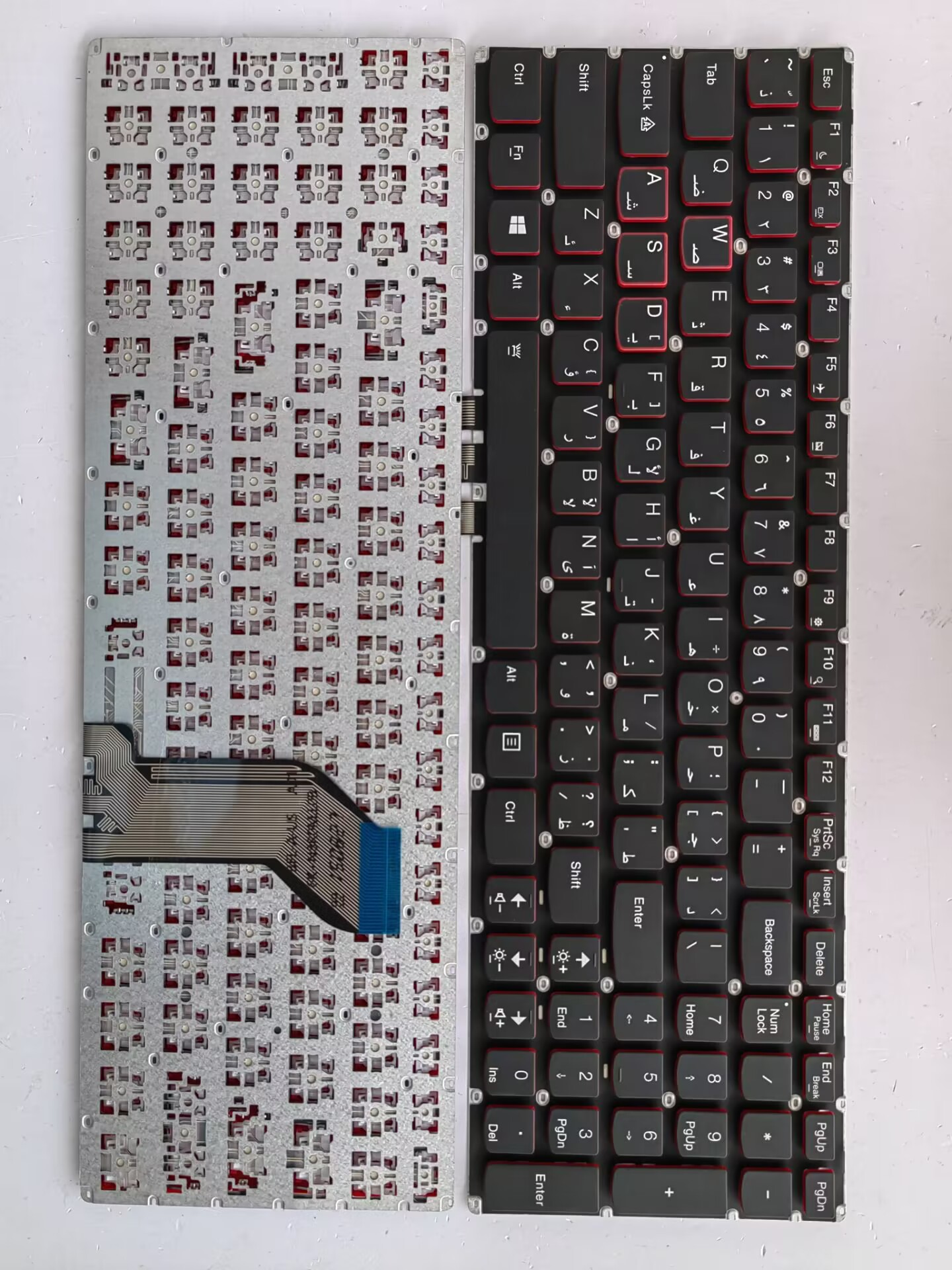 Picture of New Replacement Laptop Keyboard For LENOVO Y700/Y700-15ISK/Y700-17ISK BLACK Red Side AR Layout
